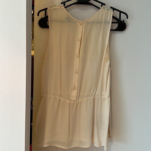 Theory Silk Peplum Top - Picture 2 of 3